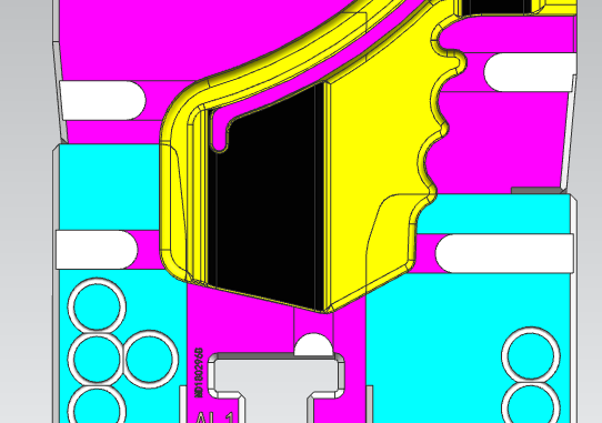 Moule en &eacute;ventail